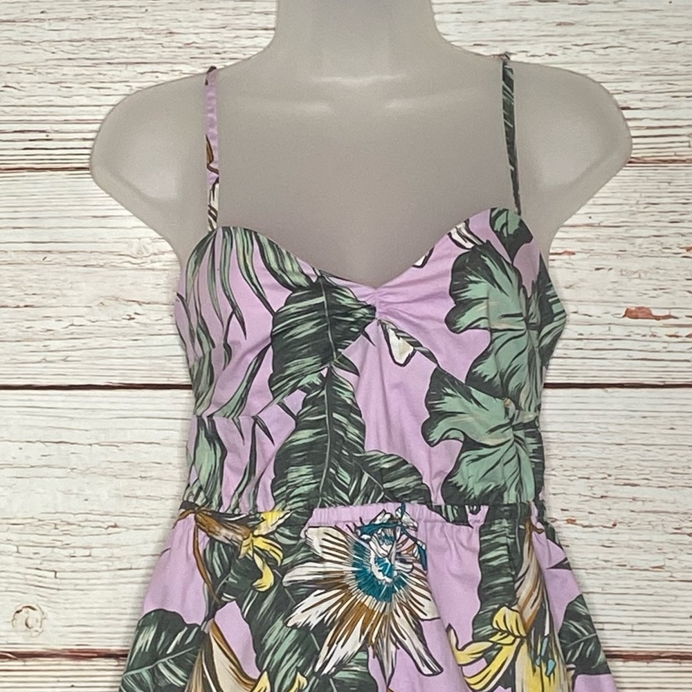 J Crew Factory Floral Print Poplin Cami Dress Sz XS - Picture 11 of 16